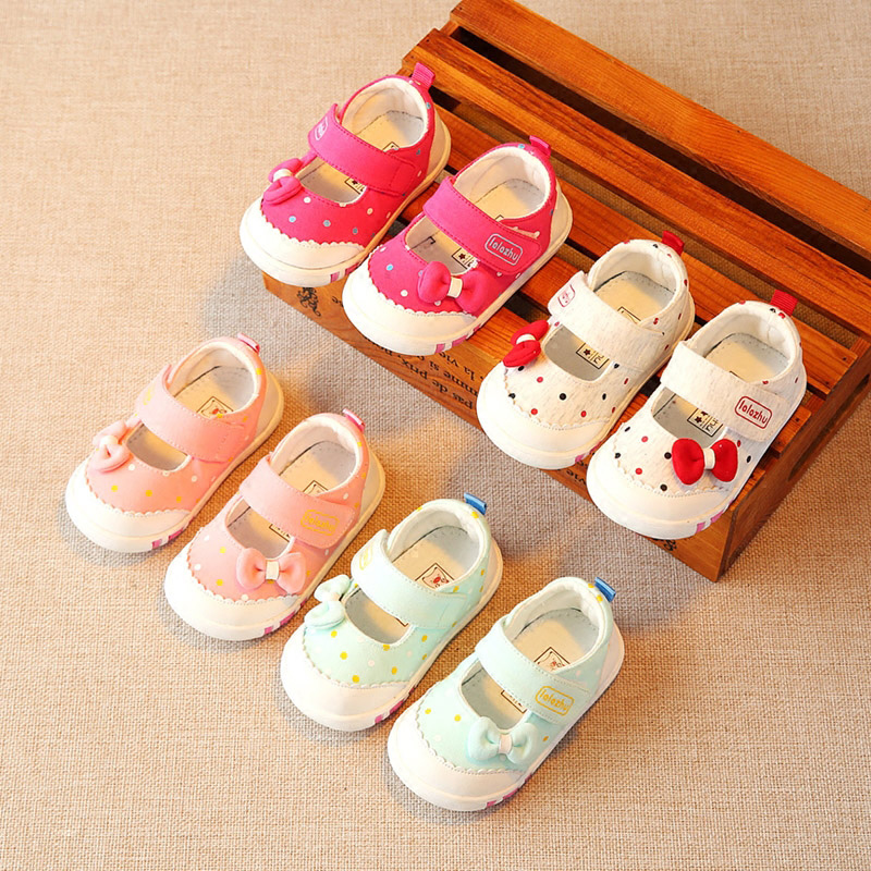 春秋女童鞋小童公主鞋嬰兒幼兒學步鞋防滑軟底單鞋寶寶布鞋子